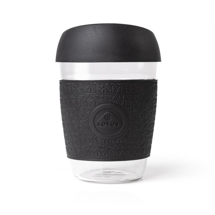 GLASS TRAVEL CUP - BLACK