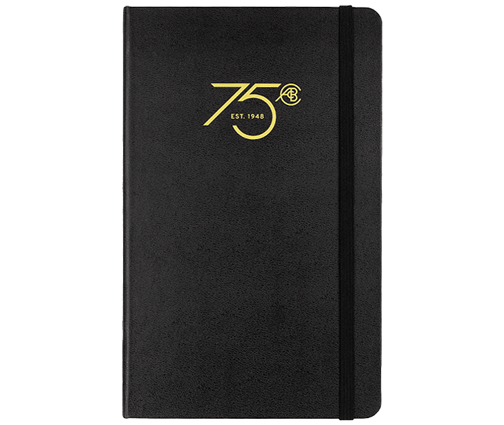 75th ANNIVERSARY NOTEBOOK