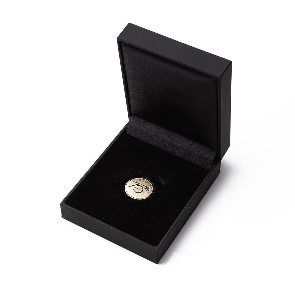 75th ANNIVERSARY PIN BADGE
