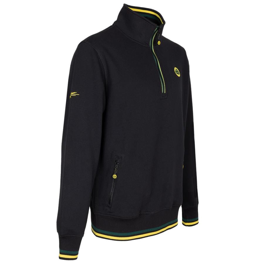 Mens Roundel Zip Sweat Blk