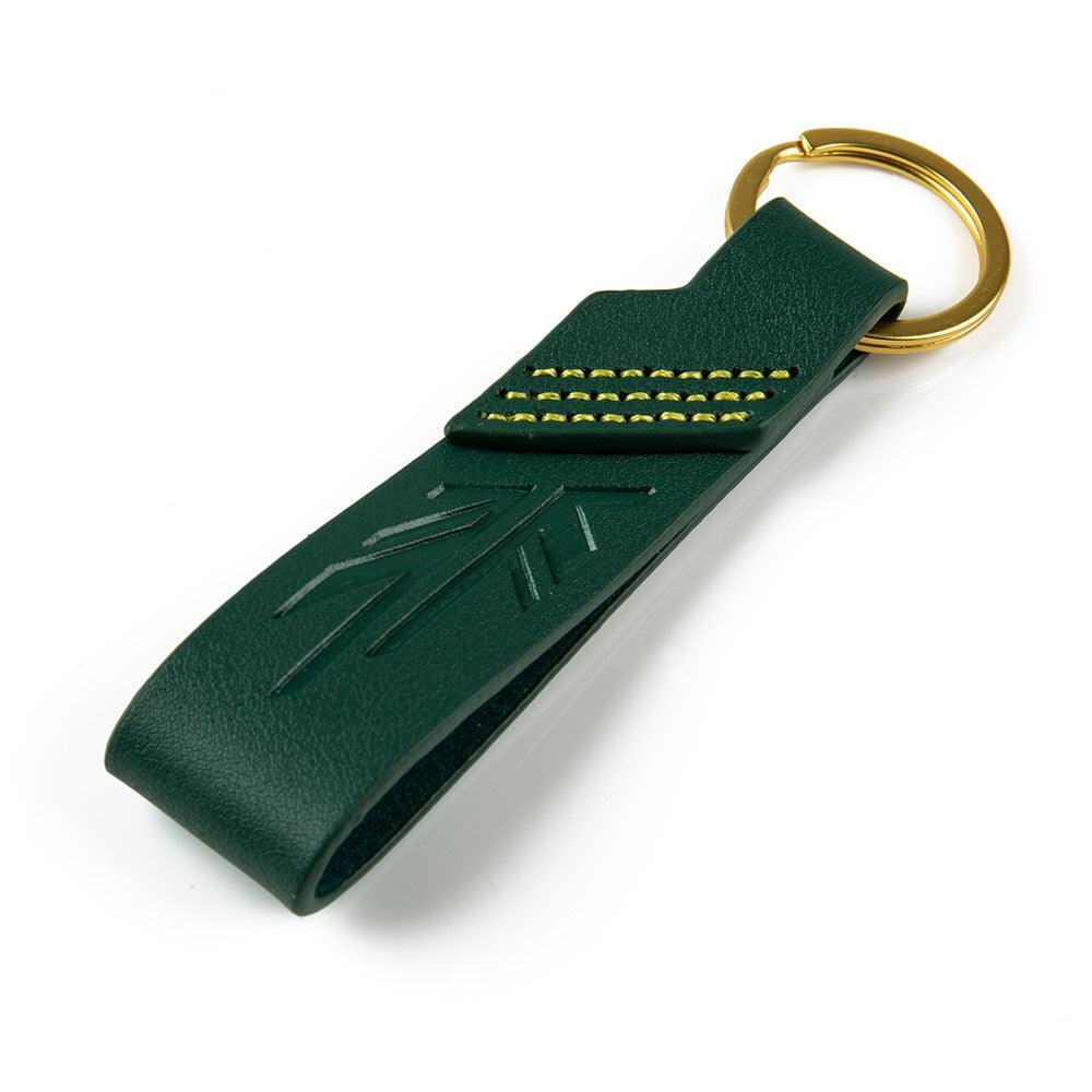 LEATHER KEYRING GREEN - Lotus Silverstone