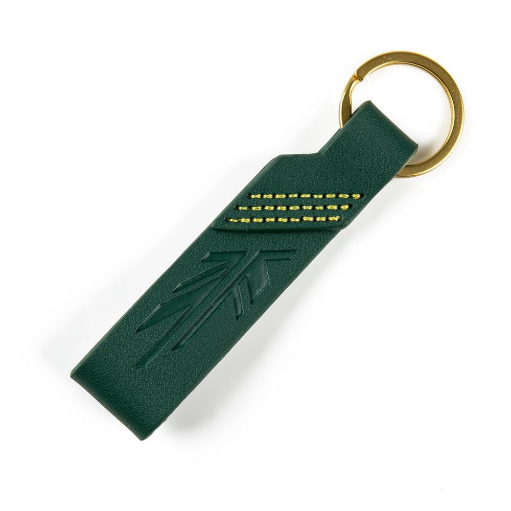 LEATHER KEYRING GREEN - Lotus Silverstone