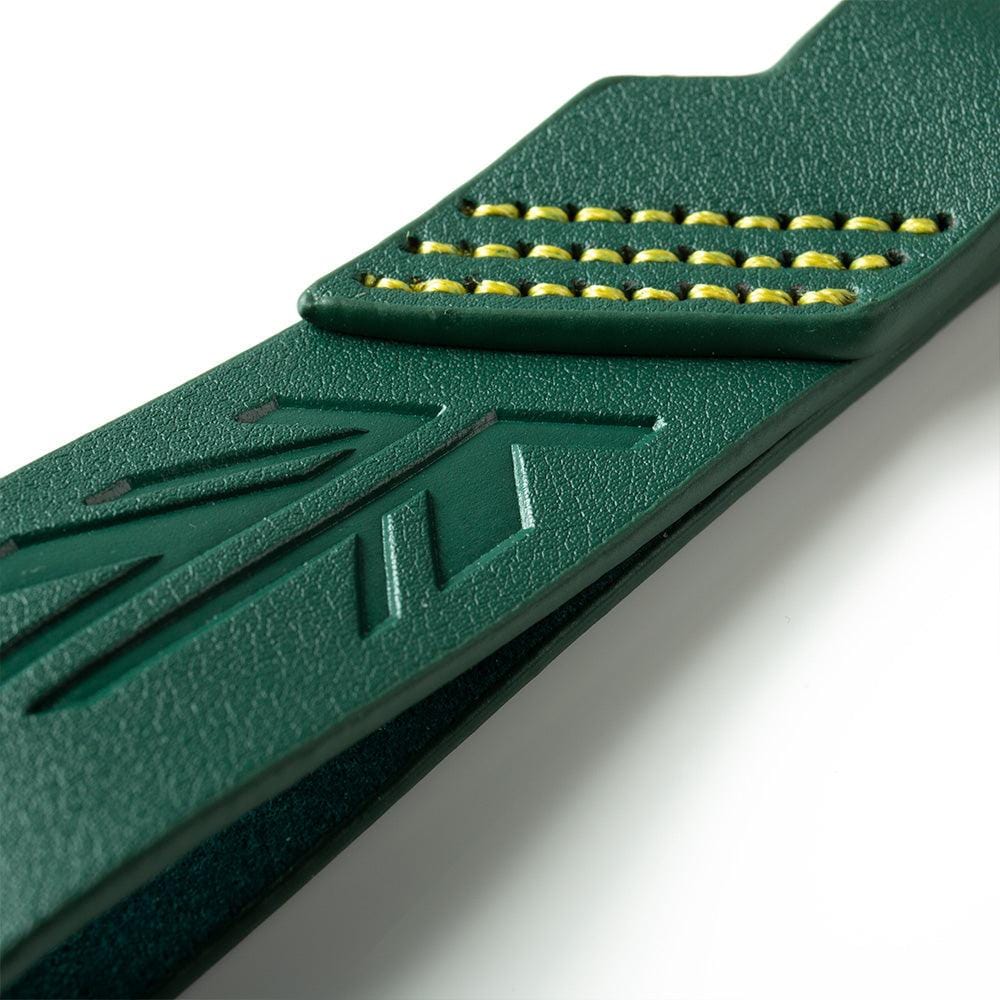 LEATHER KEYRING GREEN - Lotus Silverstone