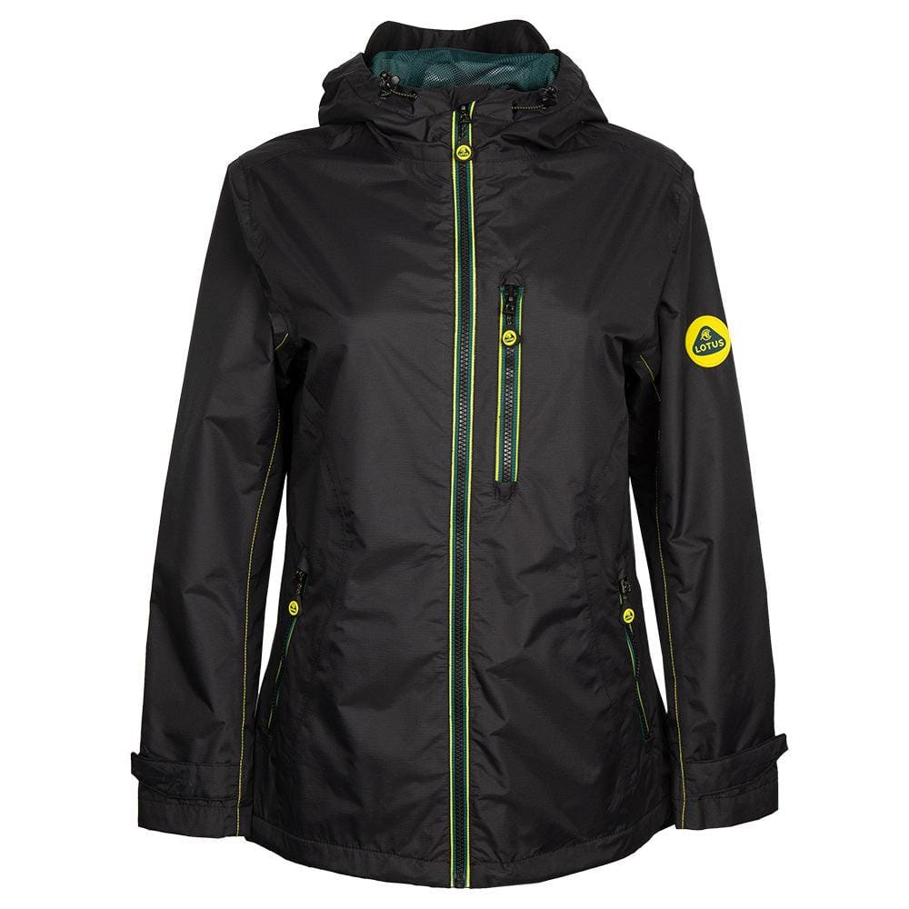 WOMEN'S RAIN JACKET BLACK - Lotus Silverstone