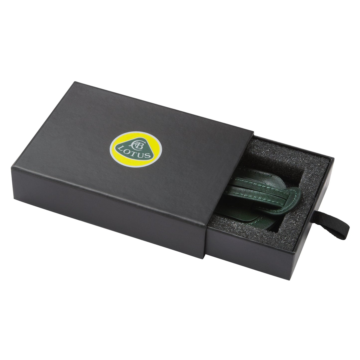 Lotus Leather Luggage Tag - SALE - Lotus Silverstone