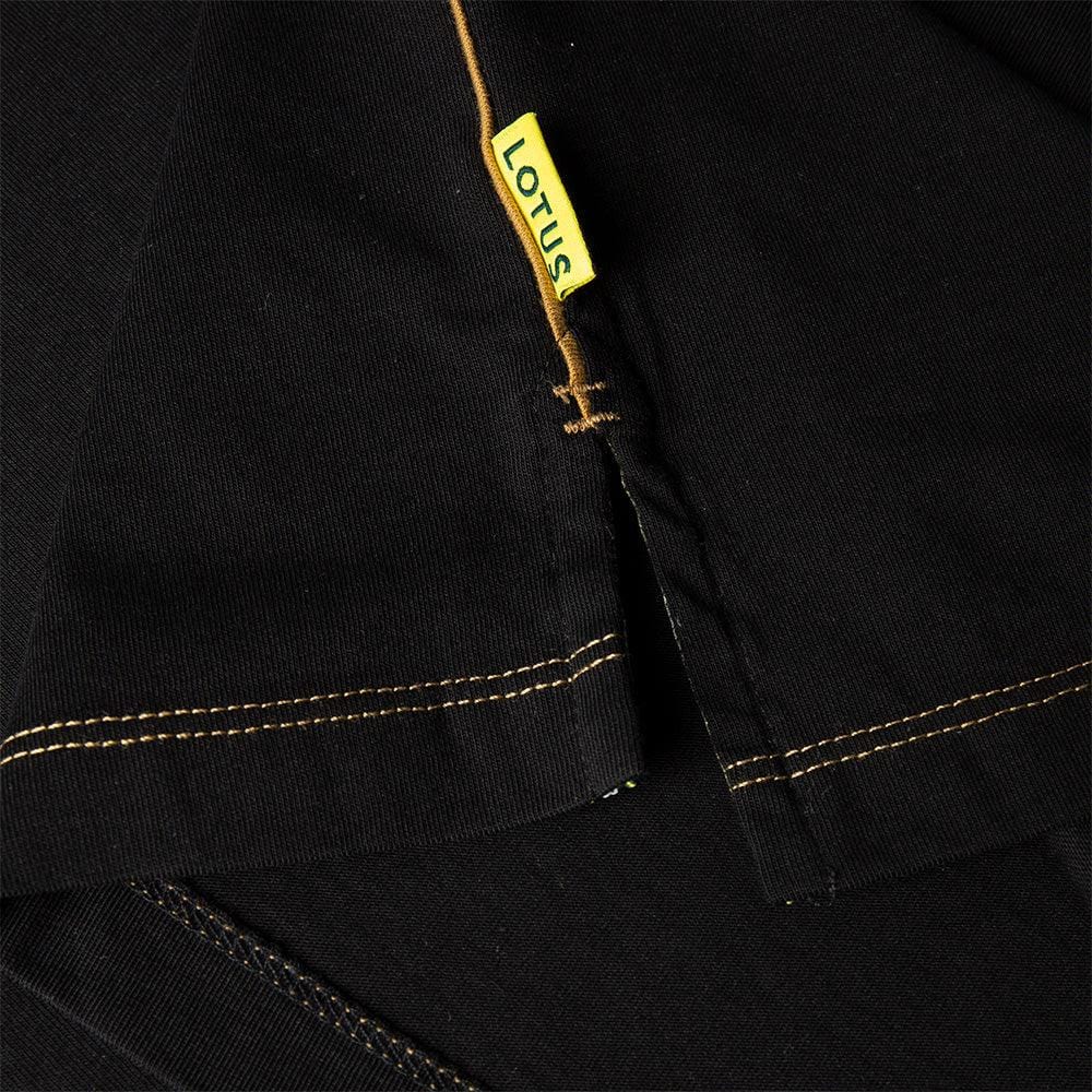 MEN'S T-SHIRT BLACK & GOLD - Lotus Silverstone