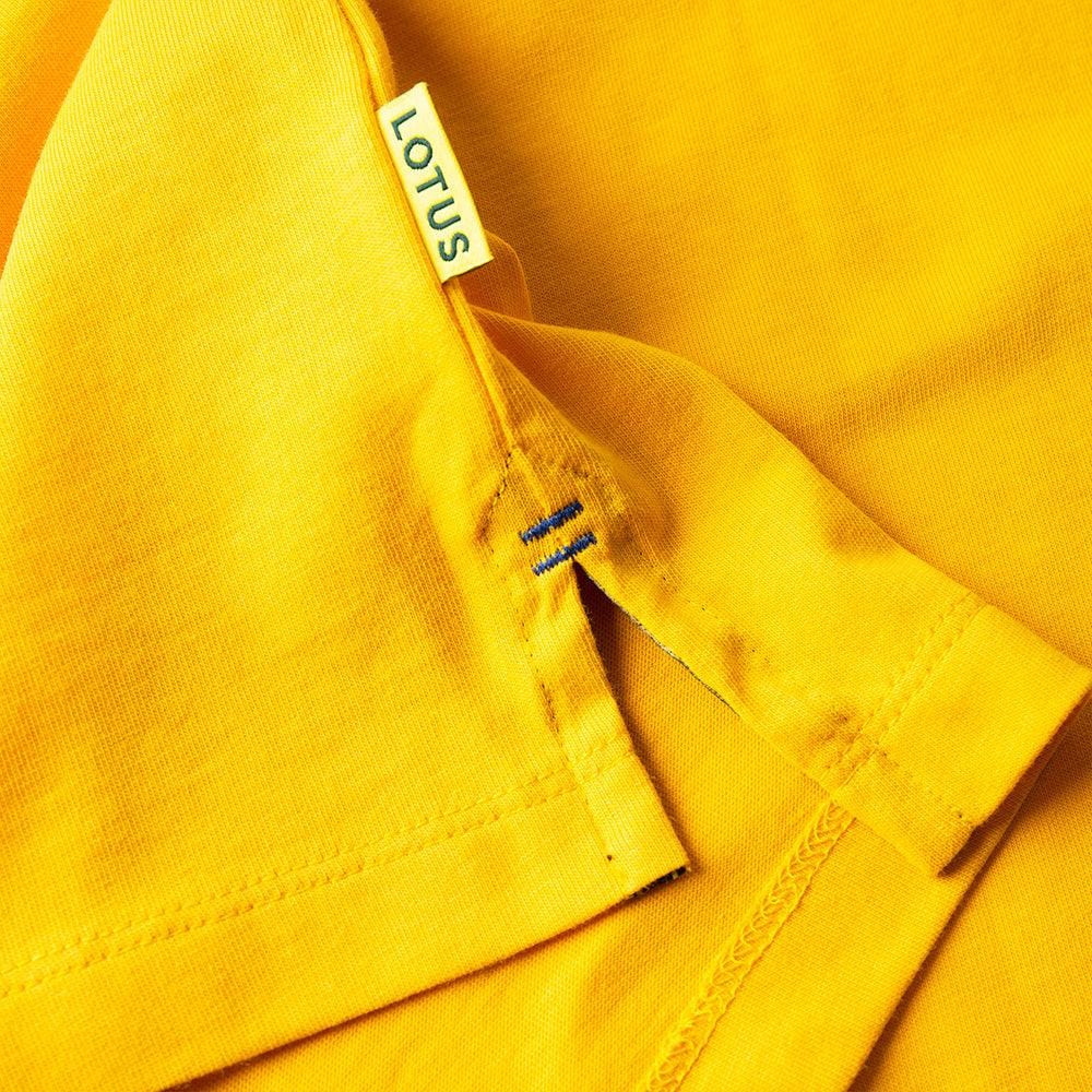 MEN'S T-SHIRT YELLOW & BLUE - Lotus Silverstone