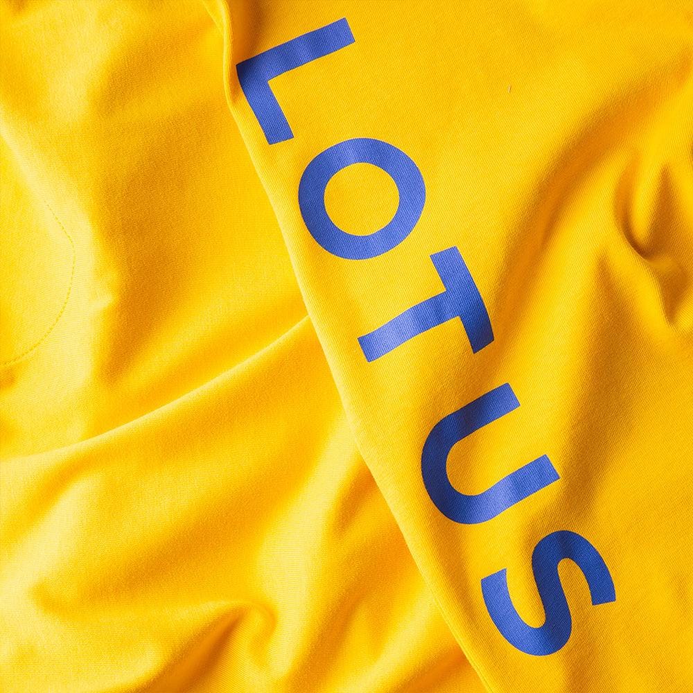 MEN'S T-SHIRT YELLOW & BLUE - Lotus Silverstone
