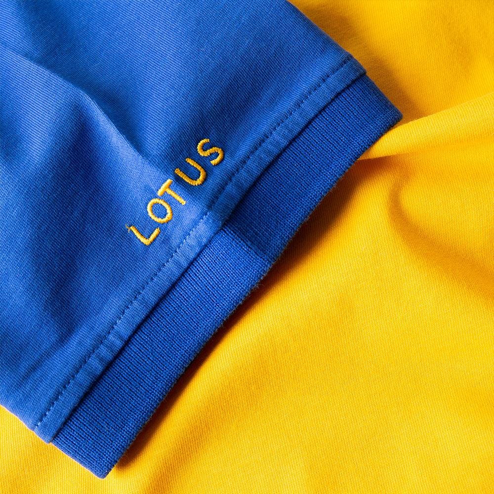 MEN'S T-SHIRT YELLOW & BLUE - Lotus Silverstone