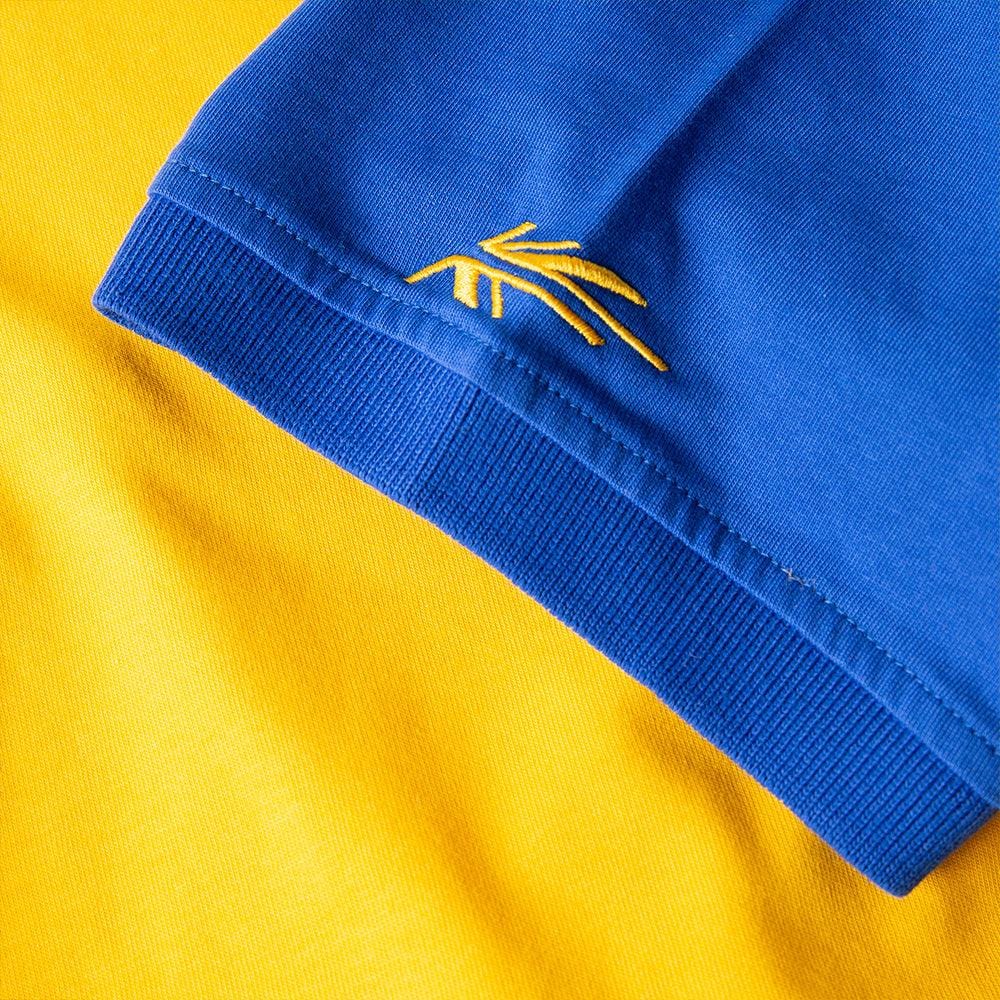 MEN'S T-SHIRT YELLOW & BLUE - Lotus Silverstone