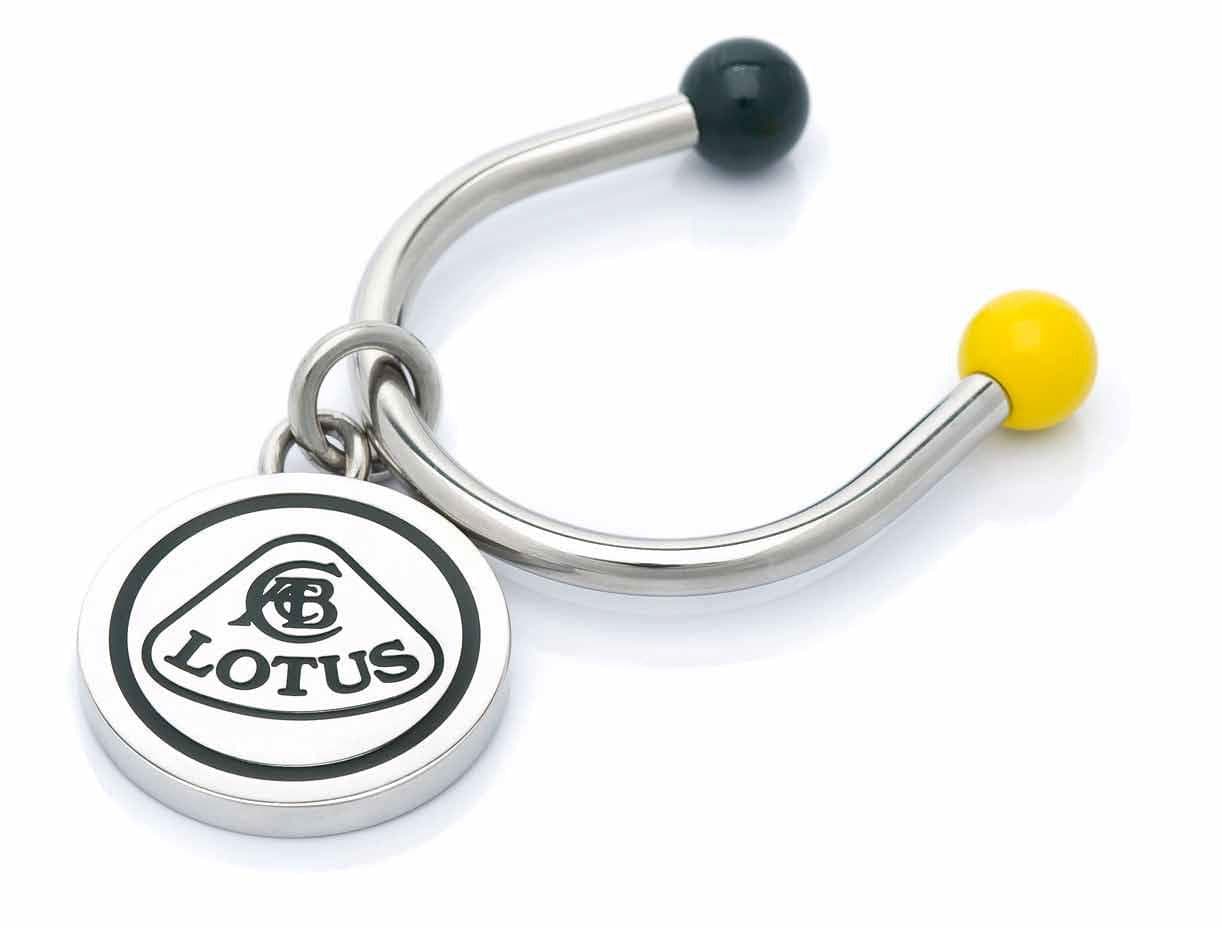 LOTUS TORQUE ENAMEL KEY RING - Lotus Silverstone