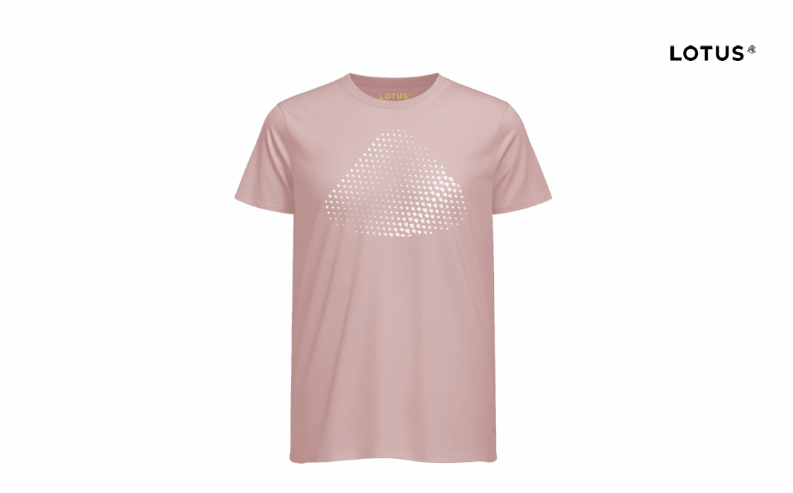 UTW REFLECTIVE TEE - BLUSH