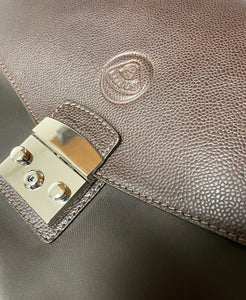 Lotus Originals Leather Briefcase Brown