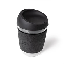 Load image into Gallery viewer, Lotus Glass Travel Cup Black