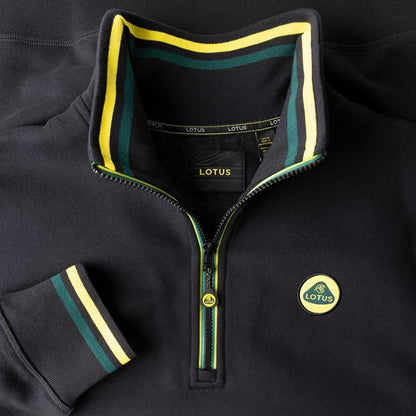 Mens Roundel Zip Sweat Blk