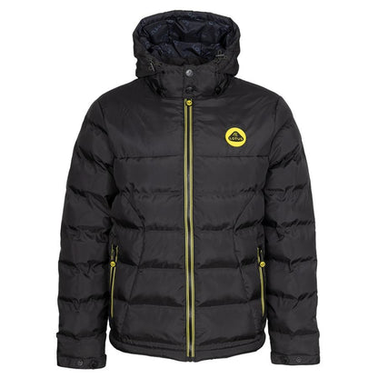 Men's Lotus Roundel Quilted Jacket Black