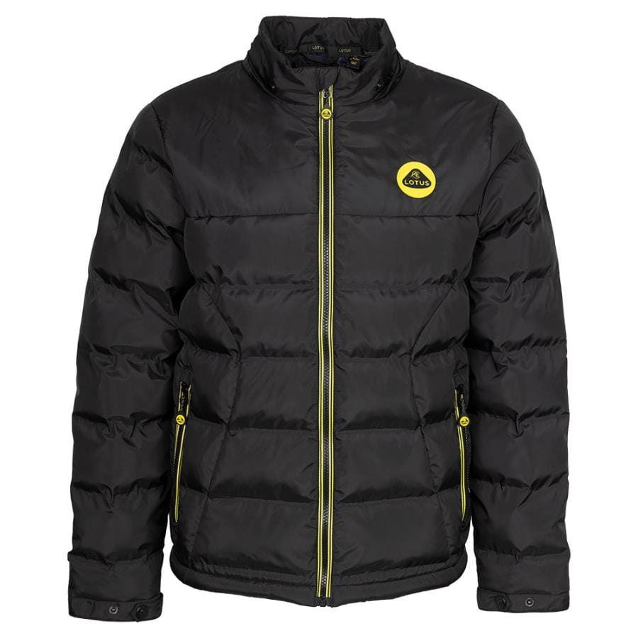 Men's Lotus Roundel Quilted Jacket Black