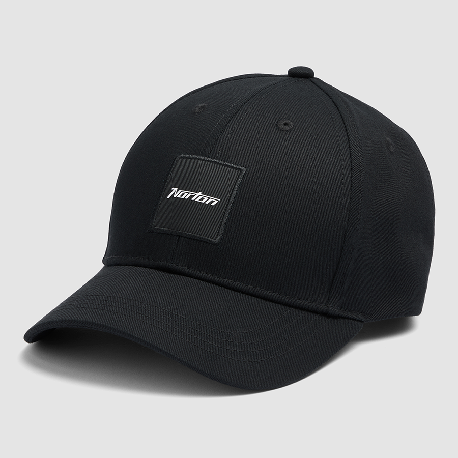Unisex Black Norton Cap