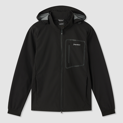 Black Water Resistant Norton Softshell Jacket