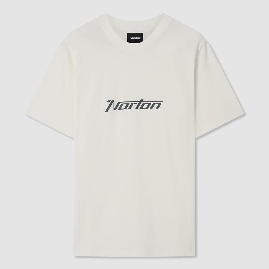 Off White T-Shirt With Chest Print Logo