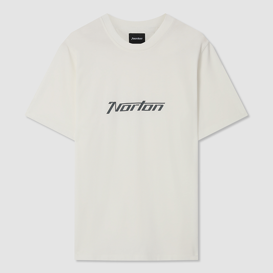 Off White T-Shirt With Chest Print Logo