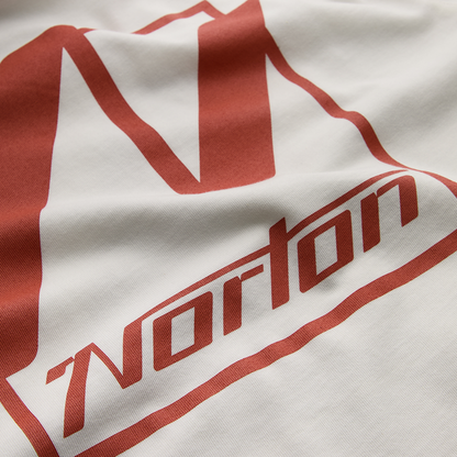 Off White T-Shirt with Printed Front & Back Logo
