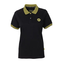 Load image into Gallery viewer, Lotus Woman&#39;s Polo Black