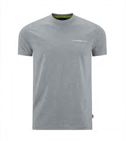 GREY SHORT SLEEVE CATERHAM LOGO T-SHIRT