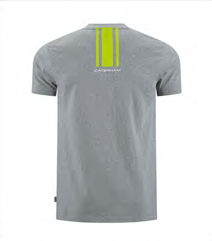 GREY SHORT SLEEVE CATERHAM LOGO T-SHIRT