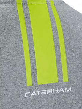 GREY SHORT SLEEVE CATERHAM LOGO T-SHIRT