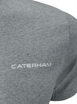 GREY SHORT SLEEVE CATERHAM LOGO T-SHIRT