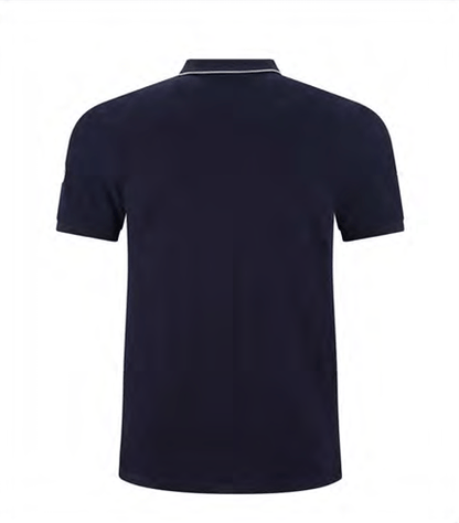 NAVY/WHITE CHEST STRIPE POLO SHIRT