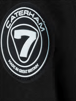 BLACK CATERHAM LOGO CORE RAIN JACKET