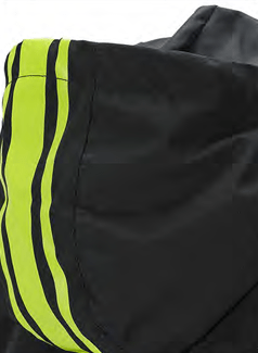BLACK CATERHAM LOGO CORE RAIN JACKET