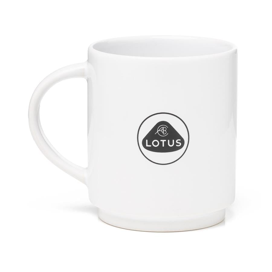 Lotus Roundel Mug White