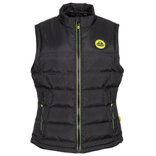 Load image into Gallery viewer, Lotus Woman&#39;s Roundel Quilted Gilet Black