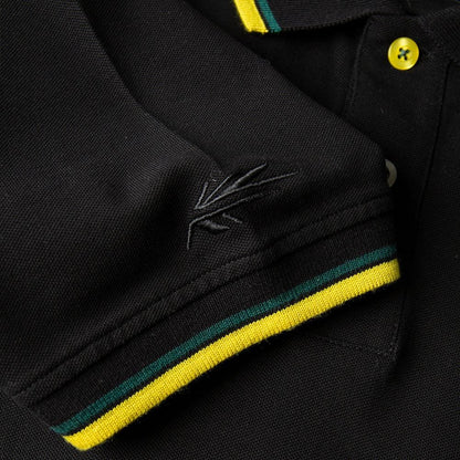 MEN'S POLO SHIRT BLACK - Lotus Silverstone