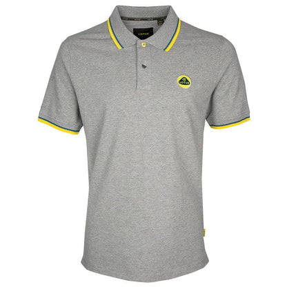 MEN'S POLO SHIRT GREY - Lotus Silverstone