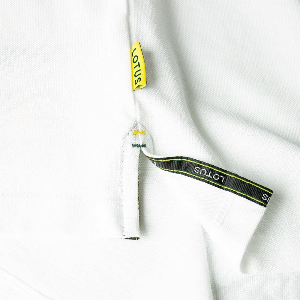 WOMEN'S POLO SHIRT WHITE - Lotus Silverstone