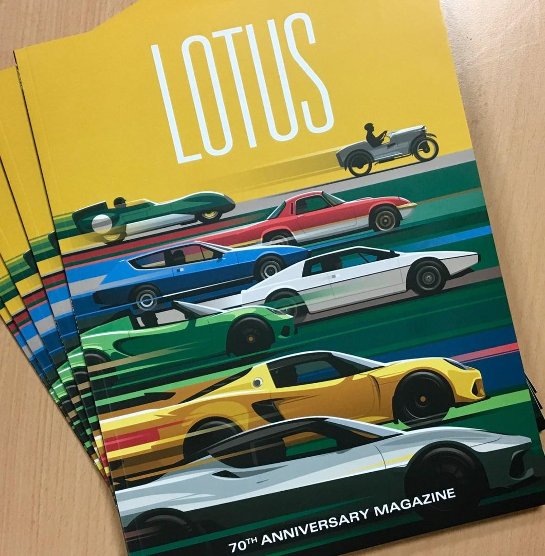 Lotus 70th Anniversary Magazine - SALE - Lotus Silverstone