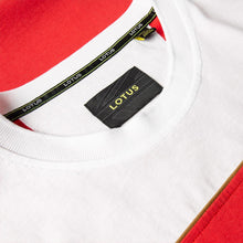 Load image into Gallery viewer, MEN&#39;S T-SHIRT WHITE &amp; RED - Lotus Silverstone