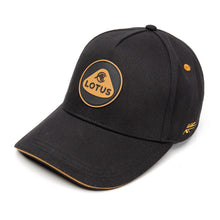 Load image into Gallery viewer, UNISEX BASEBALL CAP - BLACK &amp; GOLD - Lotus Silverstone
