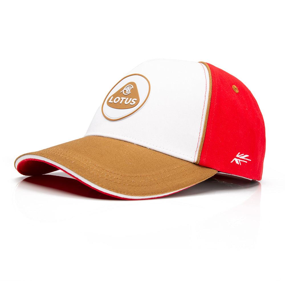 UNISEX CAP WHITE & RED - Lotus Silverstone