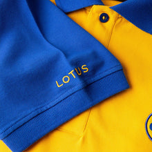Load image into Gallery viewer, MEN&#39;S POLO SHIRT YELLOW &amp; BLUE - Lotus Silverstone