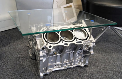 V6 Exige/Evora Engine Glass Table - Lotus Silverstone